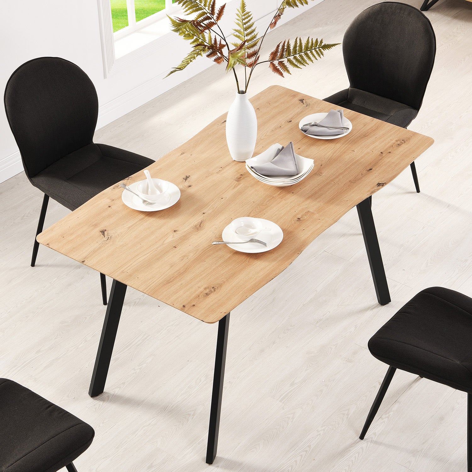 Weston Oak Effect Extendable 6-8 Seater Dining Table
