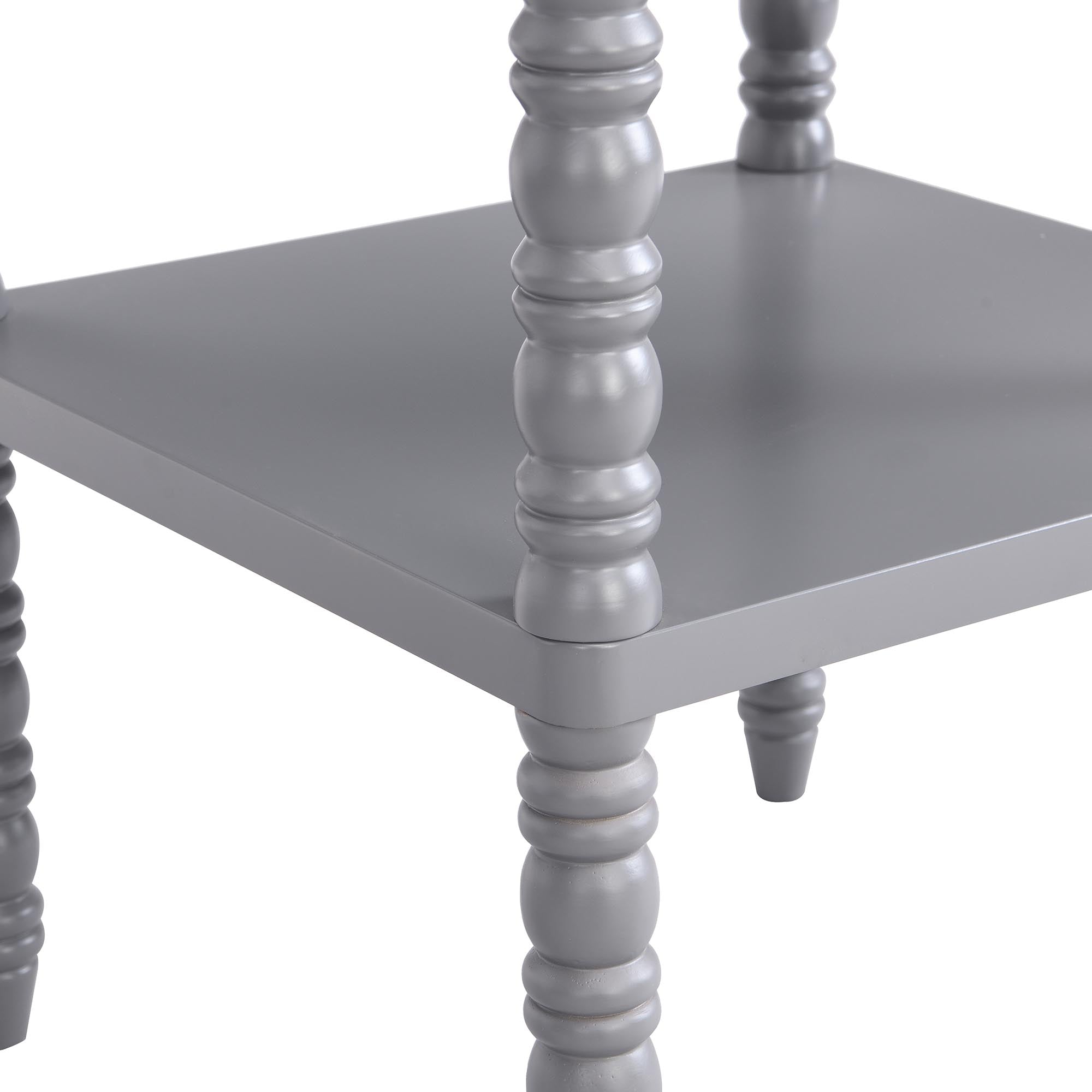 Aldwinke Dark Grey Bobbin 1 Drawer Side Table