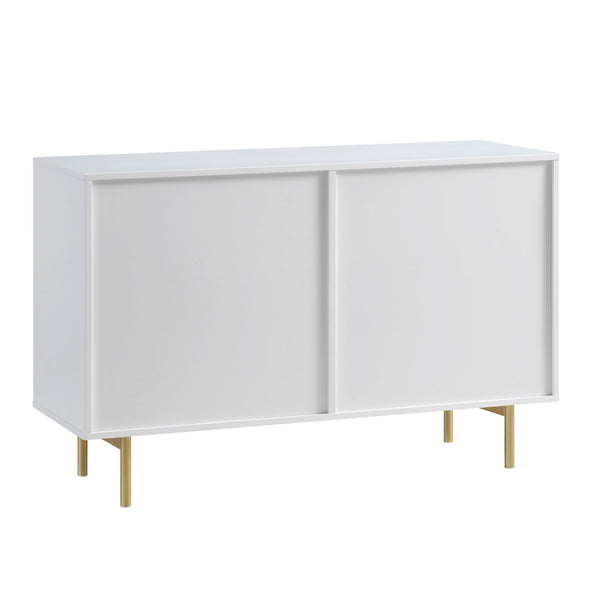 Richmond Ridged Wide Chest of 6 Drawers, Matte White