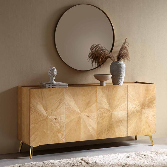 Bohdi Oak 160cm Wide Sideboard