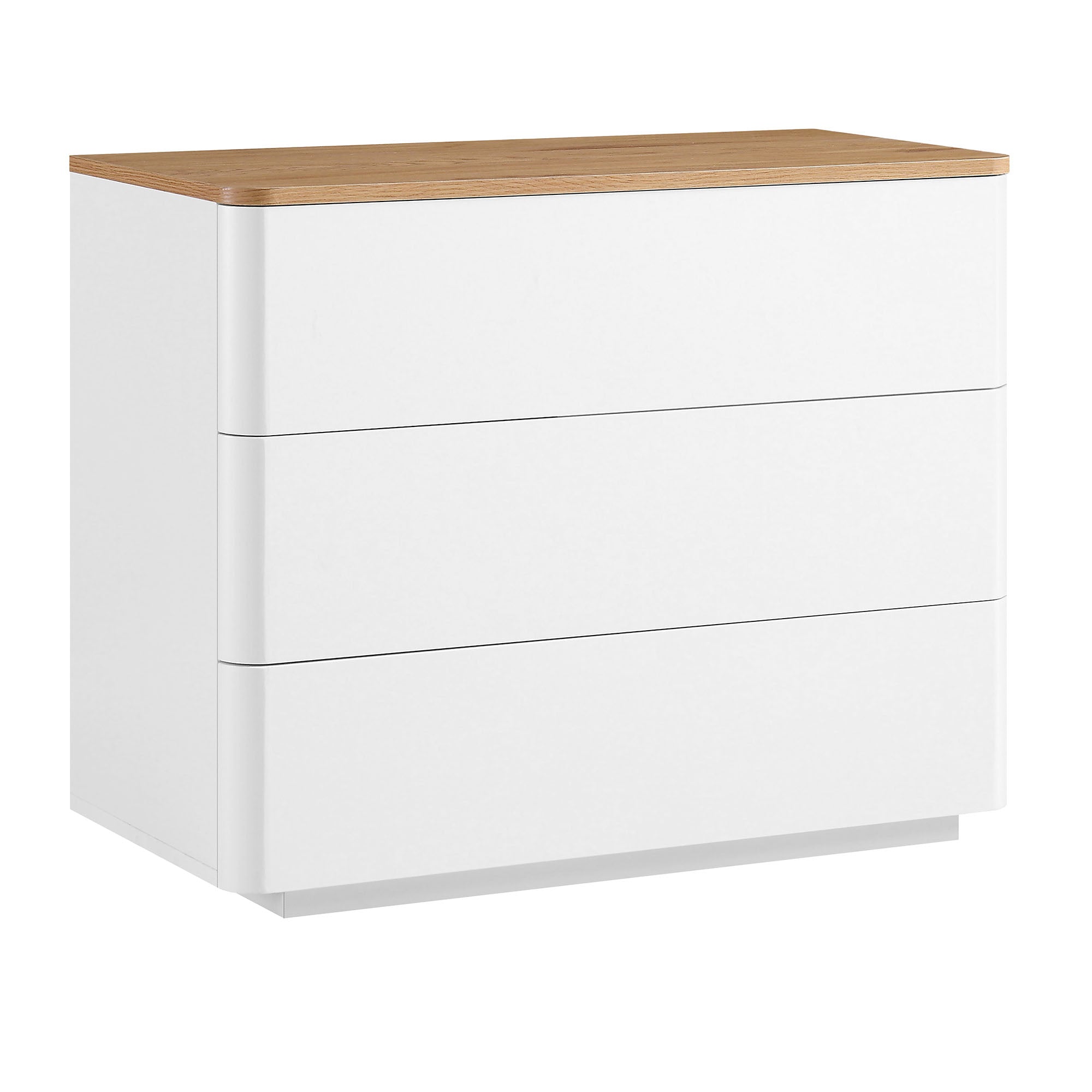 Agnes Curved Edge Chest of 3 Drawers
