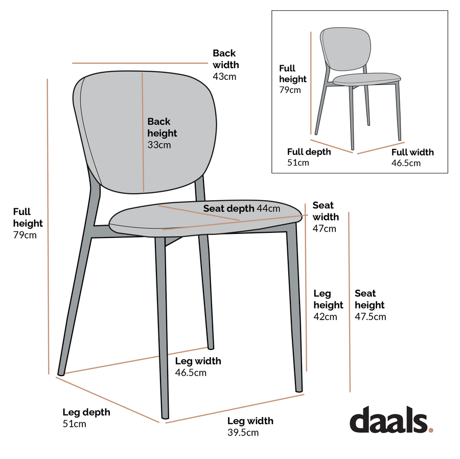 Kelmarsh Set of 2 Light Grey Fabric Upholstered Dining Chairs