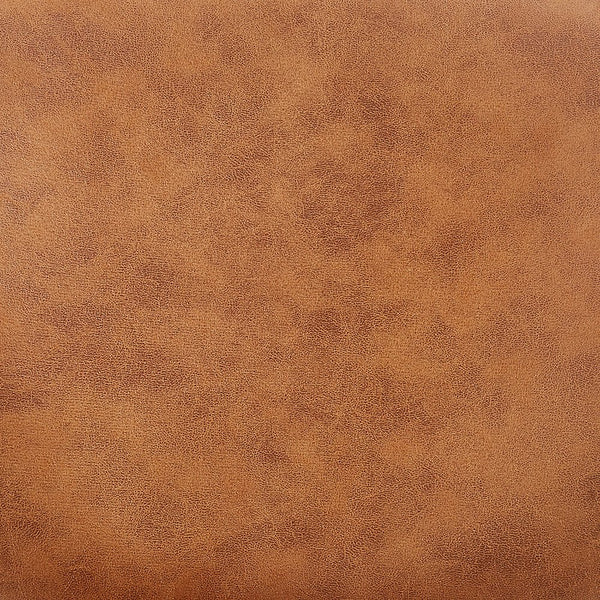 Kelmarsh Set of 2 Cognac Colour Vegan Leather Upholstered Dining Chairs