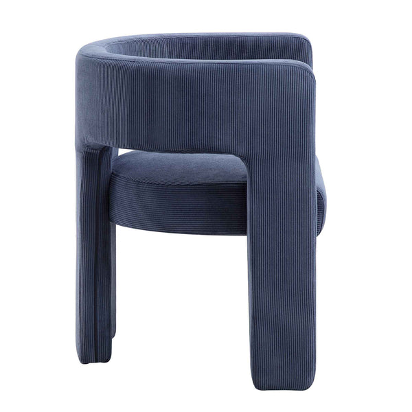 Greenwich Blue Corduroy Dining Chair