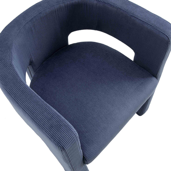Greenwich Blue Corduroy Dining Chair