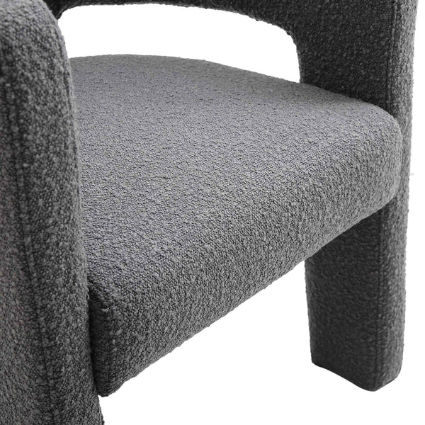 Greenwich Charcoal Boucle Dining Chair