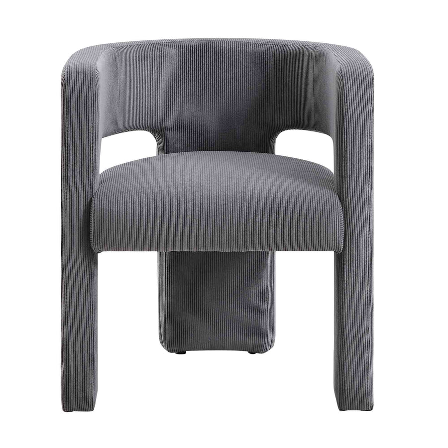 Greenwich Grey Corduroy Dining Chair