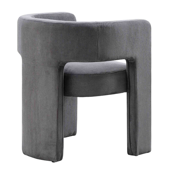 Greenwich Grey Corduroy Dining Chair