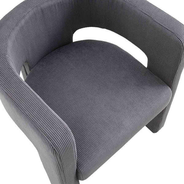 Greenwich Grey Corduroy Dining Chair