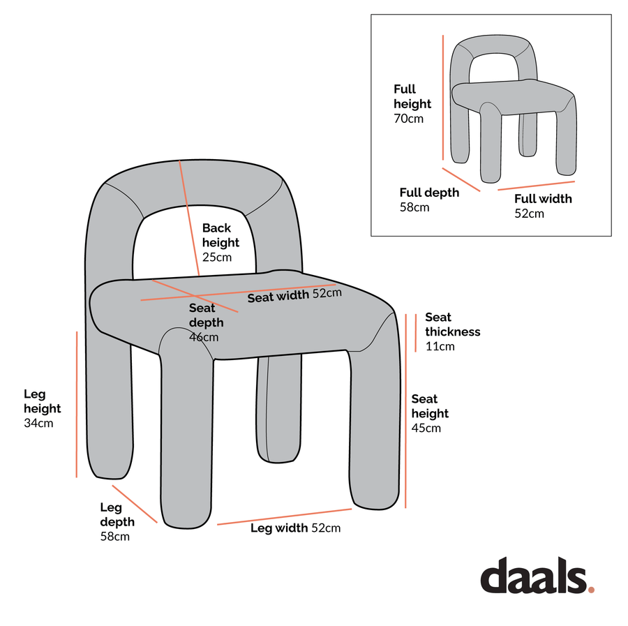 Libby Light Taupe Boucle Dining Chair