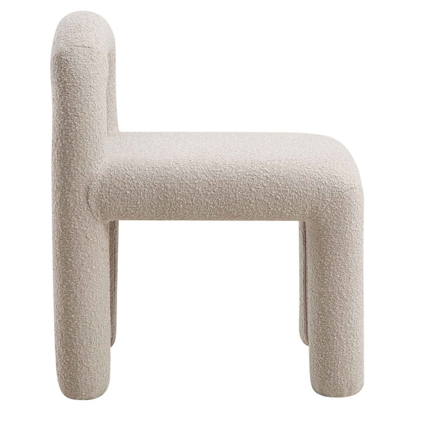 Libby Light Taupe Boucle Dining Chair