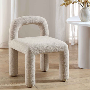 Libby Light Taupe Boucle Dining Chair
