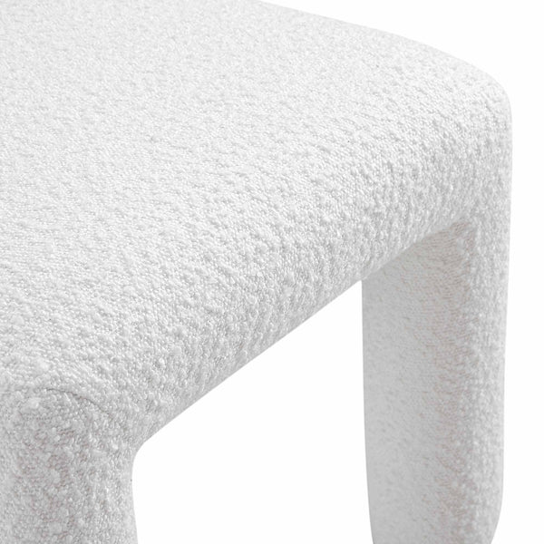 Libby White Boucle Dining Chair