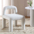 Libby White Boucle Dining Chair - daals