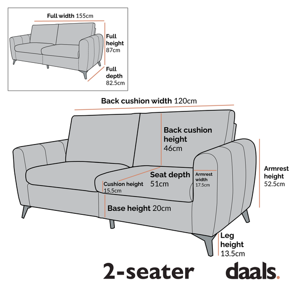 Noak 2-Seater Grey Faux Leather Sofa with Chrome Legs