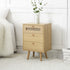 Anya Woven Rattan 3-Drawer Bedside Table in Natural Colour