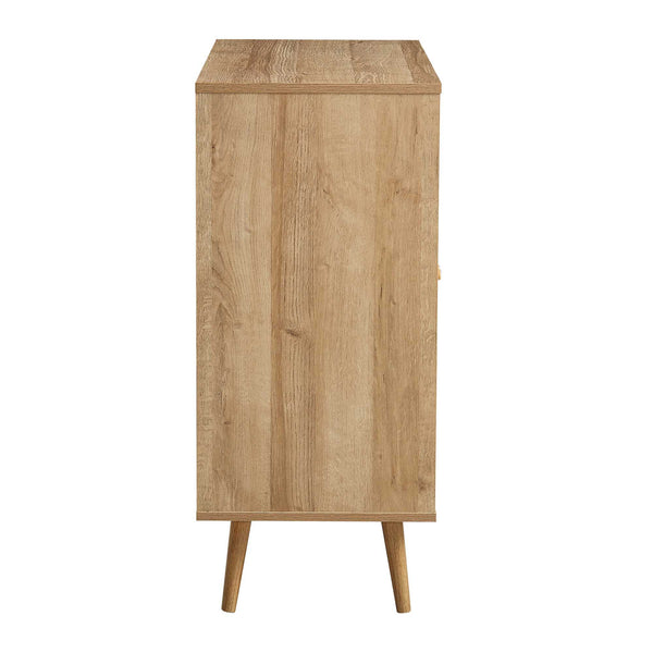 Frances Woven Rattan Drinks Cabinet, Natural
