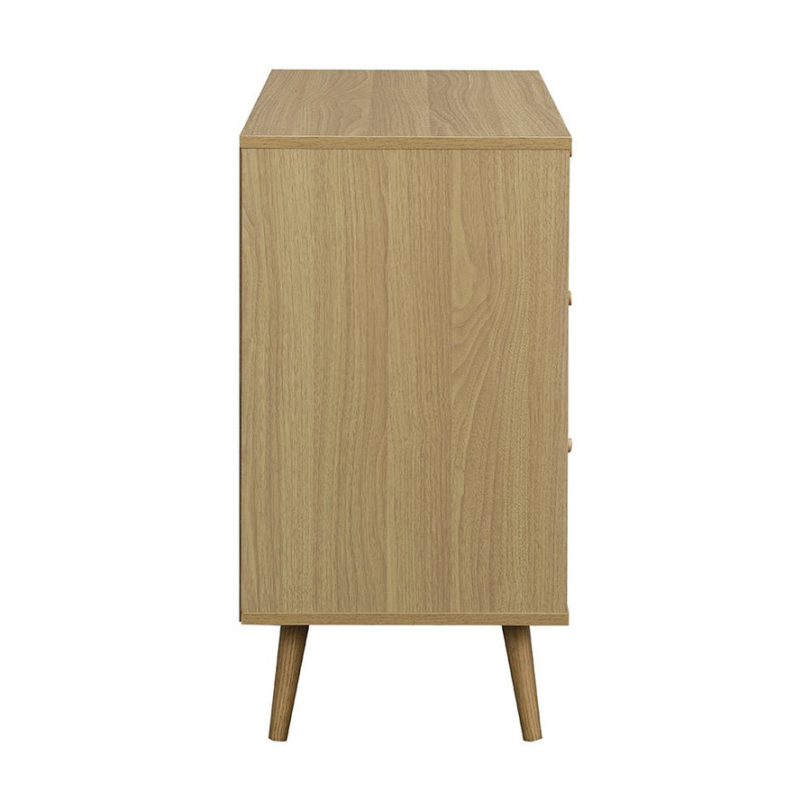 Anya Woven Rattan Chest of 3 Drawer in Natural Colour