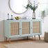 Frances Woven Rattan 3 - Door Sideboard, Mint - daals