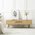 Anya Woven Rattan 3 - Drawer TV Unit in Natural - daals