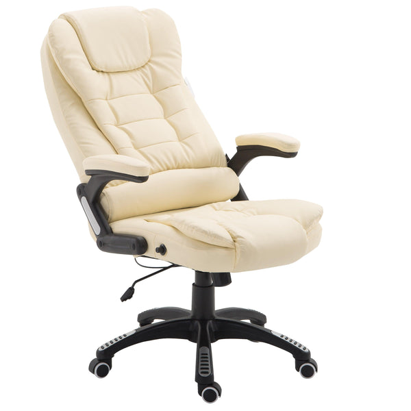 Executive Recline High Back Extra Padded Office Chair, MO17 Cream - daals