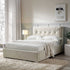 Hadley Champagne Velvet Ottoman Storage Bed - daals