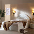 Archer White Boucle Ottoman Storage Bed - daals