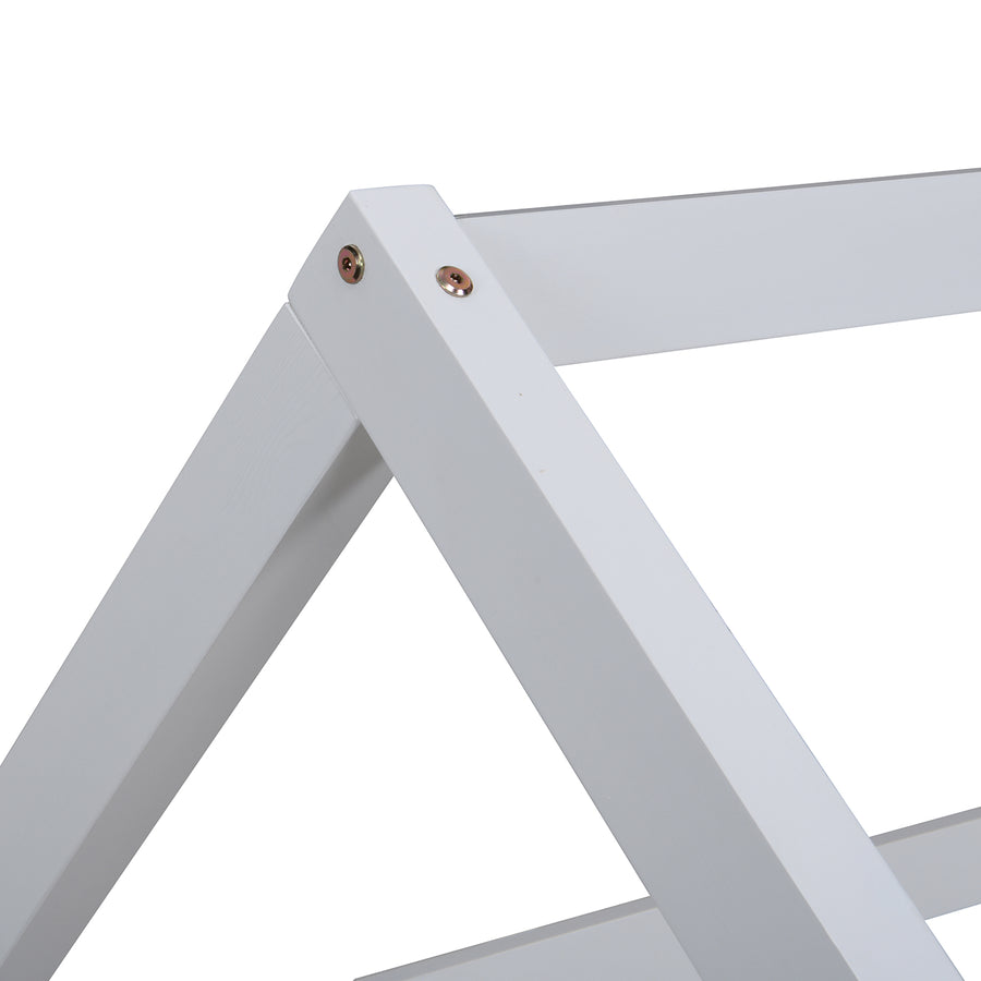 Bethwin Solid Wood Kid's House Bed in White