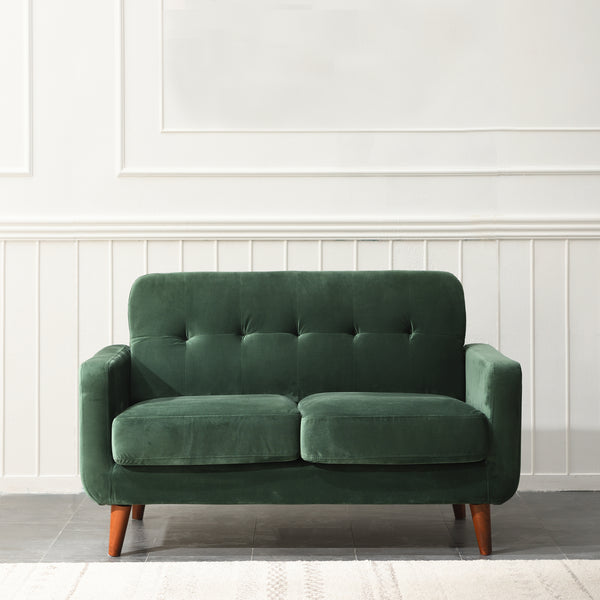 Clarence Sofa Range in Green Velvet - daals