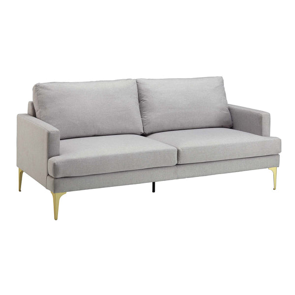 Haven Grey Fabric 3-Seater Sofa