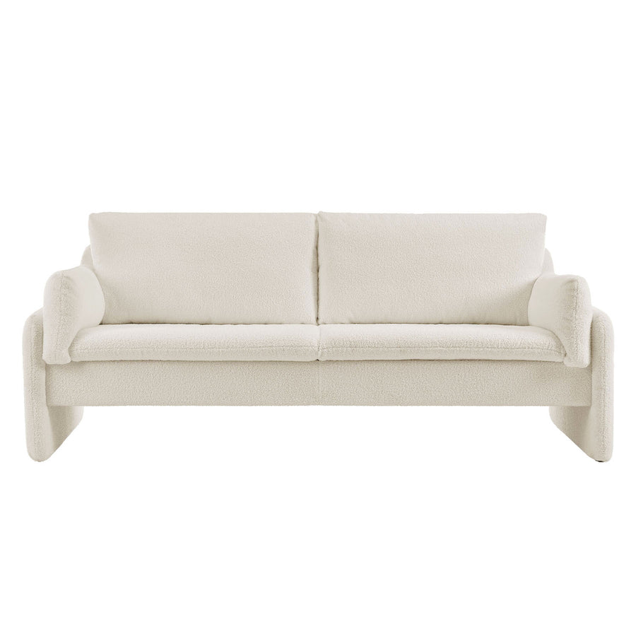 Clapham 3-Seater Ecru Boucle Sofa