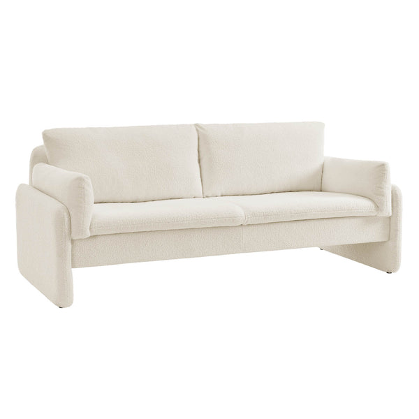 Clapham 3-Seater Ecru Boucle Sofa