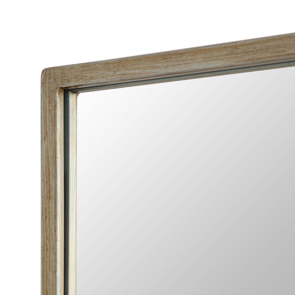 Herbert Full Length Metal Frame Window Mirror 180 x 120 cm, Antique Silver Effect