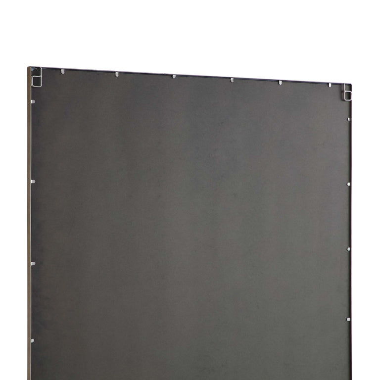 Herbert Full Length Metal Frame Window Mirror 180 x 120 cm, Antique Si