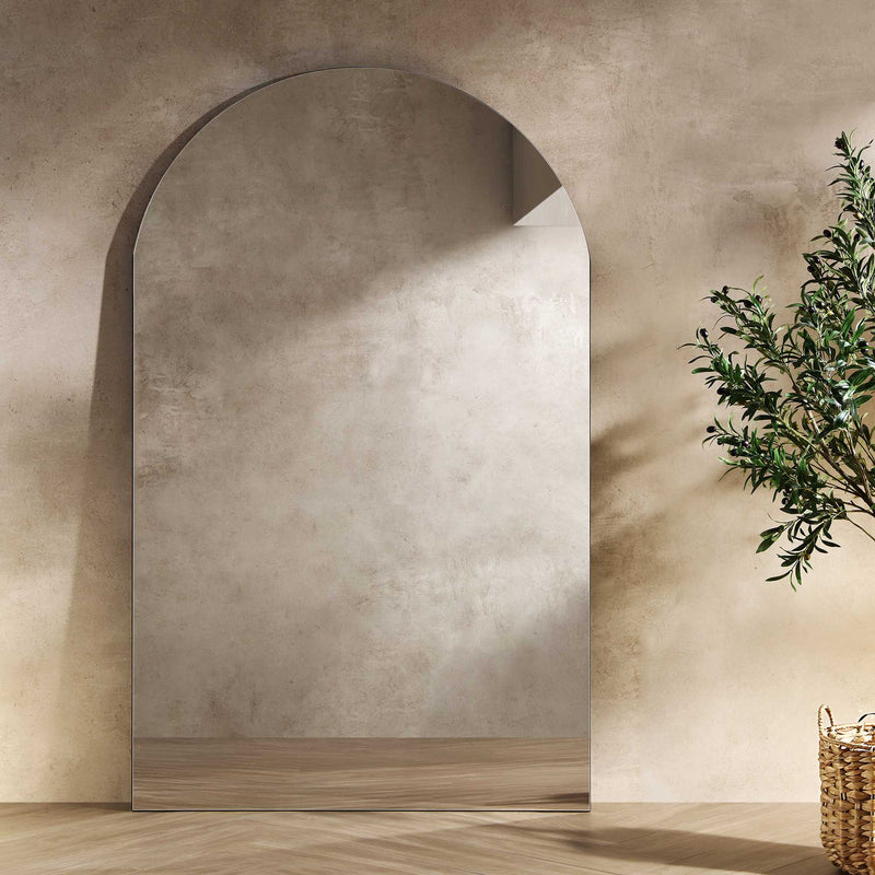 Concord Arched Frameless Full Length Extra Large Mirror 180cm x 110cm