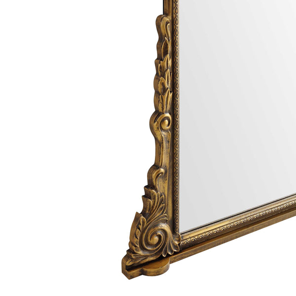 Mirabel Full Length Mirror 186 x 144 cm, Antique Gold Effect