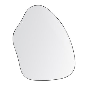 Pavia Irregular Shaped Extra Large Full Length Mirror 160 x 115 cm, Black