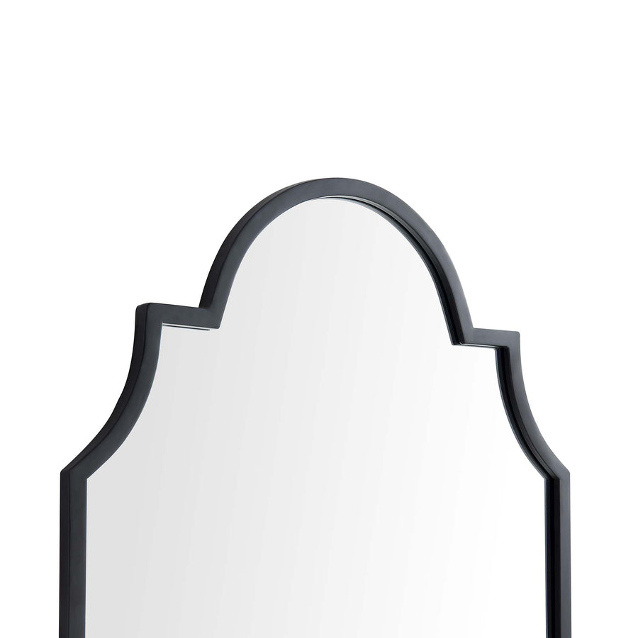 Essa Moroccan Style Full Length Mirror 160 x 70 cm, Black