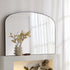 Emmy Black Arch Metal Frame Overmantle Mirror 90 x 120 cm - daals