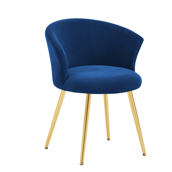 Kylie Set of 2 Blue Velvet Dining Chairs
