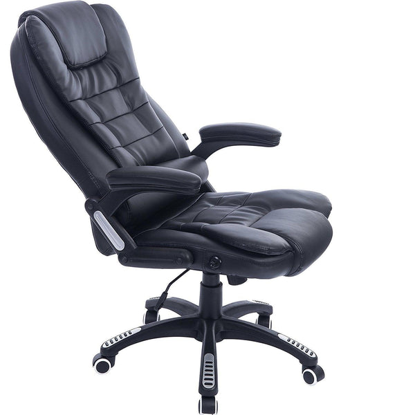 Executive Recline High Back Extra Padded Office Chair, MO17 Black - daals
