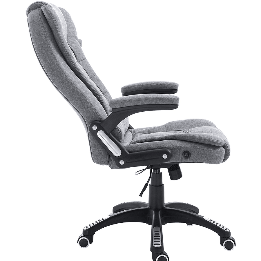 Executive Recline Extra Padded Office Chair Standard, MO17 Grey Fabric