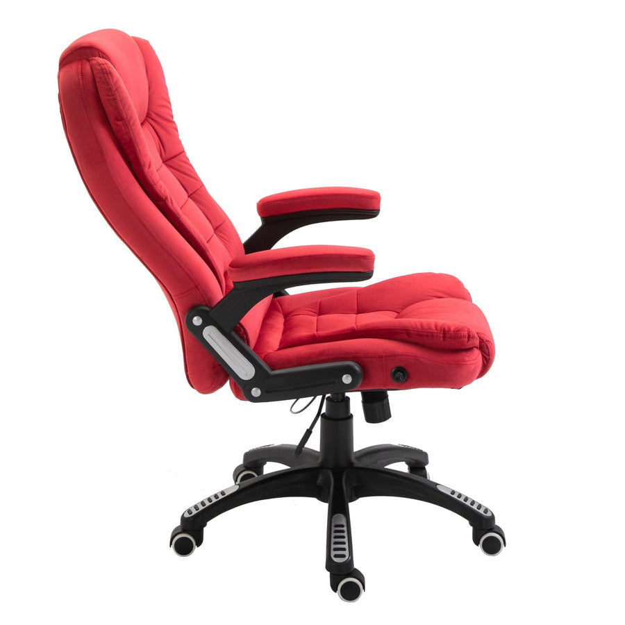 Executive Recline Extra Padded Office Chair Standard, MO17 Red Velvet