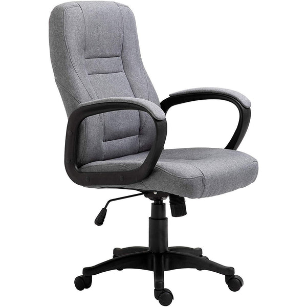 Swivel Office Desk Chair MO19 Grey Fabric