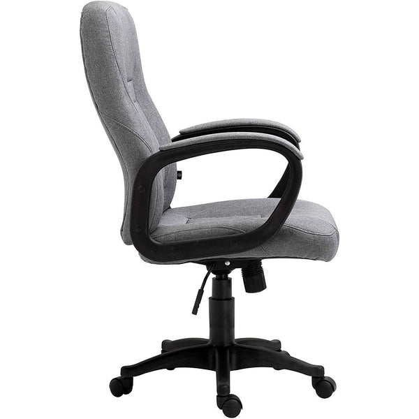 Swivel Office Desk Chair MO19 Grey Fabric