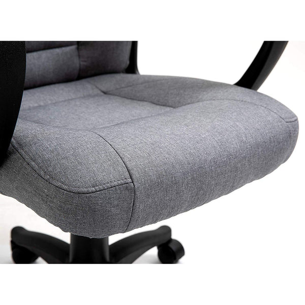 Swivel Office Desk Chair MO19 Grey Fabric