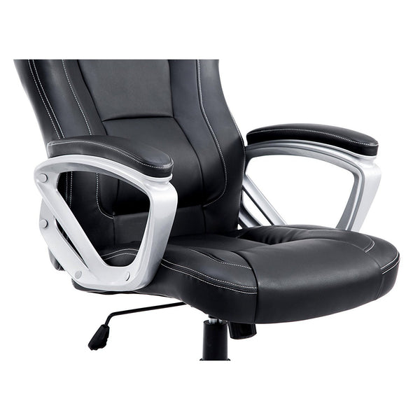 Racing Sport Swivel Office Chair in Black