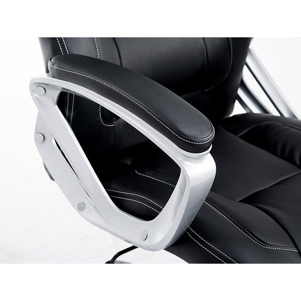 Racing Sport Swivel Office Chair in Black