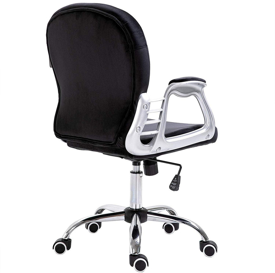 Black Velvet Chesterfield Swivel Chair