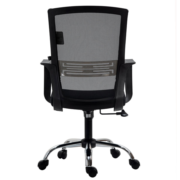 Haru Mid Back Mesh Office Chair in Black